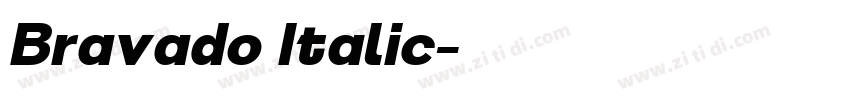 Bravado Italic字体转换 Bravado Italic字体转换